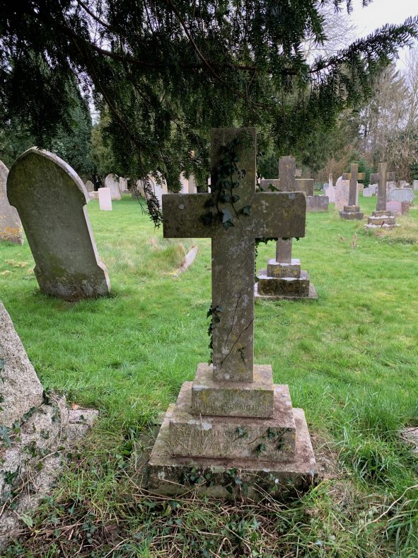 Photograph of the gravestone of Hannah Chevalier | Eileen Adkins