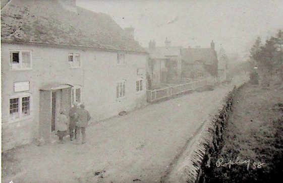 Black and white photograph of the Post Office, Church Street, Ropley, now Post Cottage